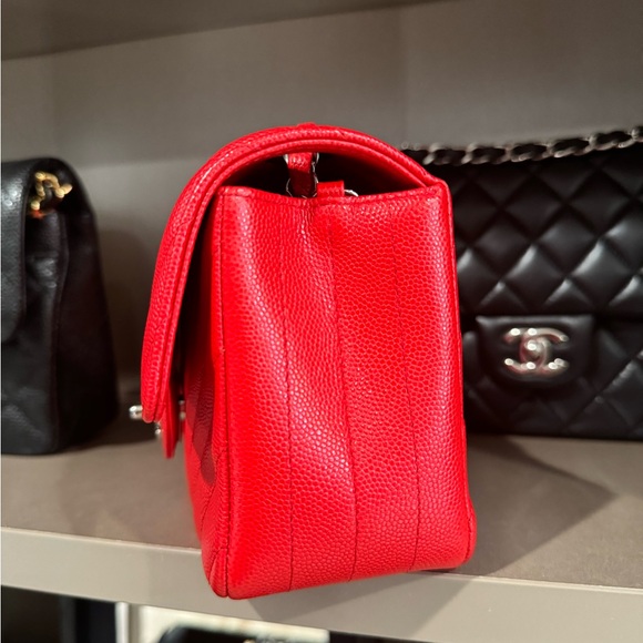 ❌SOLD❌CHANEL 17S Mini Rectangular Caviar Flap Bag - Picture 5 of 12